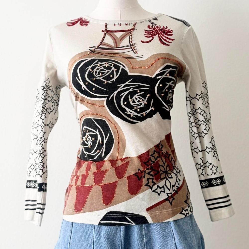 Y2K Alt Abstract Grunge 100% Cotton Bold